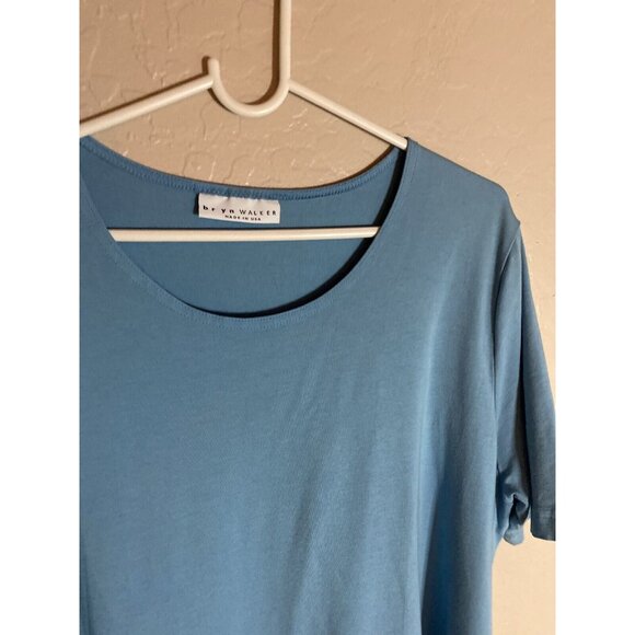 Bryn Walker Tunic Shirt Size Medium Asymmetrical Lagenlook Boho Made in USA - Picture 3 of 5